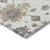 8' X 10' Ivory Gray And Taupe Floral Washable Indoor Outdoor Area Rug 8' X 10' Ivory Gray And Taupe Floral Washable Indoor Outdoor Area Rug