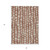 3' X 5' Orange And Ivory Abstract Washable Indoor Outdoor Area Rug 3' X 5' Orange And Ivory Abstract Washable Indoor Outdoor Area Rug