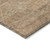 9' X 12' Copper Brown And Terra Cotta Geometric Washable Indoor Outdoor Area Rug