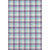 8' X 10' Purple Ivory And Blue Plaid Washable Area Rug With UV Protection 8' X 10' Purple Ivory And Blue Plaid Washable Area Rug With UV Protection