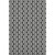 5' X 8' Black And Ivory Ogee Washable Area Rug With UV Protection
