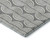 9' X 12' Gray And Ivory Ogee Washable Area Rug With UV Protection 9' X 12' Gray And Ivory Ogee Washable Area Rug With UV Protection