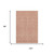 8' X 10' Copper And Ivory Geometric Washable Area Rug With UV Protection