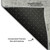 5' X 8' Gray And Silver Abstract Washable Area Rug With UV Protection