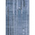 3' X 5' Navy Blue And Denim Blue Striped Washable Area Rug With UV Protection