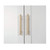 71" White Steel Pantry Or Storage Closet With Arched Panel Doors 71" White Steel Pantry Or Storage Closet With Arched Panel Doors