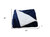 60" X 80" Navy Blue Fleece And Microfiber Quilted Plush Throw Blanket 60" X 80" Navy Blue Fleece And Microfiber Quilted Plush Throw Blanket