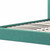 Turquoise Tufted Fabric Upholstered Queen Bed Frame Turquoise Tufted Fabric Upholstered Queen Bed Frame