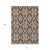 10' X 14' Chocolate And Ivory Trellis Washable Indoor Outdoor Area Rug 10' X 14' Chocolate And Ivory Trellis Washable Indoor Outdoor Area Rug
