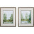 Set of Two Green Forest Landscapes Framed Wall Art Set of Two Green Forest Landscapes Framed Wall Art