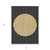 5' X 8' Black And Beige Striped Washable Indoor Outdoor Area Rug