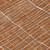 8' Brown Copper And Gray Round Striped Washable Indoor Outdoor Area Rug