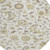 8' Ivory Brown And Green Round Floral Washable Indoor Outdoor Area Rug 8' Ivory Brown And Green Round Floral Washable Indoor Outdoor Area Rug