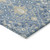 9' X 12' Denim Blue Ivory And Beige Oriental Washable Indoor Outdoor Area Rug