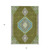 5' X 8' Olive Green Pink And Ivory Oriental Washable Indoor Outdoor Area Rug 5' X 8' Olive Green Pink And Ivory Oriental Washable Indoor Outdoor Area Rug