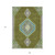 9' X 12' Olive Green Pink And Ivory Oriental Washable Indoor Outdoor Area Rug 9' X 12' Olive Green Pink And Ivory Oriental Washable Indoor Outdoor Area Rug