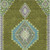 10' X 14' Olive Green Pink And Ivory Oriental Washable Indoor Outdoor Area Rug 10' X 14' Olive Green Pink And Ivory Oriental Washable Indoor Outdoor Area Rug
