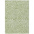 3' X 5' Artichoke Green And Ivory Abstract Washable Indoor Outdoor Area Rug