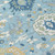 5' X 8' Sky Blue Ivory And Gold Damask Washable Indoor Outdoor Area Rug 5' X 8' Sky Blue Ivory And Gold Damask Washable Indoor Outdoor Area Rug