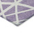 5' X 8' Lavender And Ivory Geometric Washable Indoor Outdoor Area Rug 5' X 8' Lavender And Ivory Geometric Washable Indoor Outdoor Area Rug