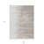 9' X 12' Ivory And Brown Abstract Washable Indoor Outdoor Area Rug