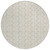 8' Beige And Ivory Round Ogee Washable Indoor Outdoor Area Rug 8' Beige And Ivory Round Ogee Washable Indoor Outdoor Area Rug