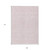 9' X 12' Pink And Ivory Geometric Washable Indoor Outdoor Area Rug
