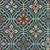 8' X 10' Blue And Orange Moroccan Indoor Outdoor Area Rug