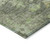 9' X 12' Fern Green And Olive Green Floral Washable Indoor Outdoor Area Rug 9' X 12' Fern Green And Olive Green Floral Washable Indoor Outdoor Area Rug