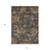 10' X 14' Gray Green And Terra Cotta Floral Washable Indoor Outdoor Area Rug 10' X 14' Gray Green And Terra Cotta Floral Washable Indoor Outdoor Area Rug
