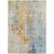 10' X 14' Linen Teal Blue And Copper Abstract Washable Indoor Outdoor Area Rug 10' X 14' Linen Teal Blue And Copper Abstract Washable Indoor Outdoor Area Rug