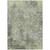 8' X 10' Green And Gray Abstract Washable Indoor Outdoor Area Rug