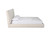 Beige Tufted Boucle Queen Bed Frame Beige Tufted Boucle Queen Bed Frame