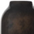 12" Black And Gray Glass Cylinder Table Vase