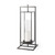 24" Black Geometric Metal Tabletop Lantern Candle Holder 24" Black Geometric Metal Tabletop Lantern Candle Holder