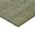 10' X 14' Fern Green Striped Washable Indoor Outdoor Area Rug