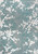 5' Blue And White Oriental Washable Round Rug With UV Protection 5' Blue And White Oriental Washable Round Rug With UV Protection