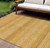 10' X 14' Wheat And Gold Striped Washable Indoor Outdoor Area Rug 10' X 14' Wheat And Gold Striped Washable Indoor Outdoor Area Rug