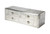 59" Silver Solid Wood Enclosed and Open Storage TV Stand 59" Silver Solid Wood Enclosed and Open Storage TV Stand