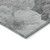 5' X 8' Gray And Charcoal Floral Washable Indoor Outdoor Area Rug 5' X 8' Gray And Charcoal Floral Washable Indoor Outdoor Area Rug
