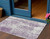 3' X 5' Lavender And Ivory Abstract Washable Indoor Outdoor Area Rug 3' X 5' Lavender And Ivory Abstract Washable Indoor Outdoor Area Rug