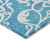 9' X 12' Turquoise And Ivory Damask Washable Indoor Outdoor Area Rug 9' X 12' Turquoise And Ivory Damask Washable Indoor Outdoor Area Rug