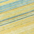 5' X 8' Yellow Denim Blue And Sky Blue Striped Washable Indoor Outdoor Area Rug