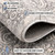 5' X 8' Gray Distressed Medallion Area Rug 5' X 8' Gray Distressed Medallion Area Rug