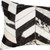 12" X 20" Black and Off White Chevron Cowhide Throw Pillow 12" X 20" Black and Off White Chevron Cowhide Throw Pillow