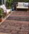 5' X 8' Rust Gray And Salmon Medallion Washable Indoor Outdoor Area Rug 5' X 8' Rust Gray And Salmon Medallion Washable Indoor Outdoor Area Rug
