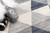 2' X 3' Navy Blue Geometric Diamond Scatter Rug
