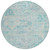 8' Teal Blue And Pink Round Floral Medallion Washable Indoor Outdoor Area Rug 8' Teal Blue And Pink Round Floral Medallion Washable Indoor Outdoor Area Rug