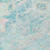 10' X 14' Teal Blue And Pink Floral Medallion Washable Indoor Outdoor Area Rug