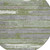 8' Olive Green Ivory And Blue Round Striped Washable Indoor Outdoor Area Rug